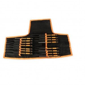 Набор отверток JM-P05, 15 в1.Набор отвёрток для ремонта сотовых телефонов и другой миниатюрной техники,имеют длинную тонкую рабочую часть позволяющую демонтировать глубоко спрятанные винты.