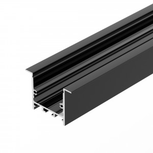 Профиль SL-LINIA49S-F-2000 ANOD BLACK 039389, Алюминиевый анодированный профиль для светодиодных лент и линеек. Цвет - чёрный. Габаритные размеры (LхWхH): 2000x49x37,5 мм, паз для установки 35 мм. Ширина площадки для ленты 30,5 мм. Экраны, заглушки и другие аксессуары приобретаются отдельно. Цена за
