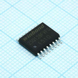 W25Q128FVFIG/TUBE, Микросхема SPI flash-памяти 128Мбит
