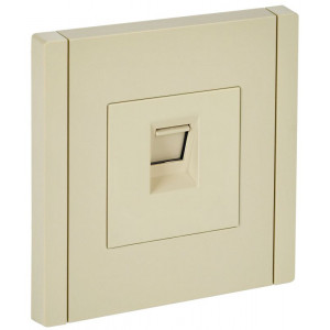 FORTE&PIANO Розетка компьютерная RJ45 кат.5E FP432 ваниль IEK FP-K10-1-K10