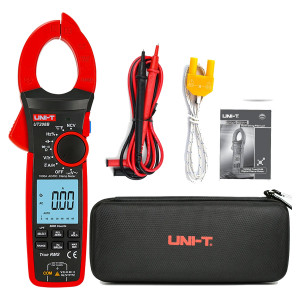 UT208B, Токоизмерительные клещи, True RMS, 1000В, 1000А, 60МОм, NCV, емкость, частота, температура, постоянный ток до 1000А