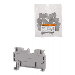 Зажим клеммный безвинтовой ЗКБ быстрого зажима 1,5 мм2 17,5А серый (Ph-C PT 1,5/S) SQ0822-0159