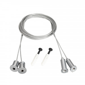 Подвес MOONLIGHT-HR-LIFT-D25 037502, Горизонтальный подвес для герметичной ленты MOONLIGHT-D25. Длина тросов 2м, длина горизонтальной трубки - 1м. Подходит для любых потолочных поверхностей. Совместим с прозрачными трубками с боковым выводом кабеля (см.совместимые).