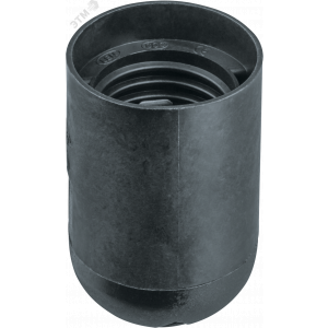 Патрон подвесной Е27 пластик черный 20603