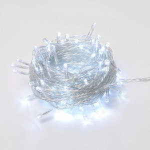 Гирлянда светодиодная 10м 100 светодиодов Белый свет Провод прозрачный ULD-S1000-100/DTA WHITE IP20 UL-00007201