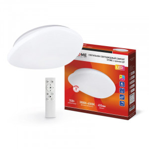 Светильник светодиодный COMFORT STONE 55Вт 230В 3000-6500К 4400лм 450х90мм с пультом 4690612034591