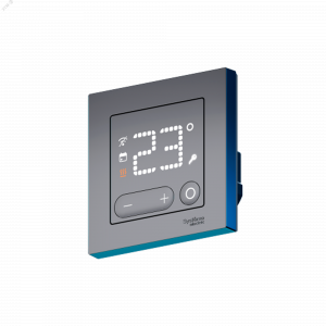 ATLASDESIGN SMART Термостат программируемый для   электрического теплого пола, Zigbee, 16 А, мех.,  ЧЕРНЫЙ ATN001038Z