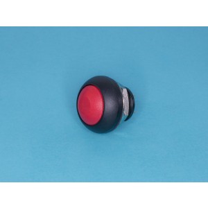 PSW-7-R, Кнопка круглая 12мм 125В 0,125А без фиксации, герметичная IP67, красная