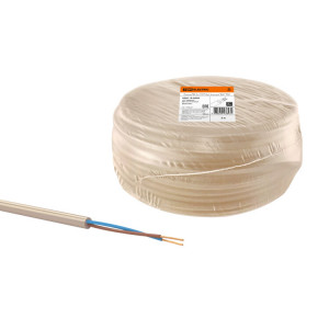 Провод ПВС 2х1 ГОСТ (5м), бежевый "ЭКО" SQ0119-0003