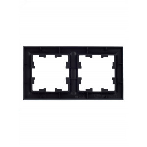 Рамка 2-м BRITE РУ-2-БрГ графит BR-M22-K53