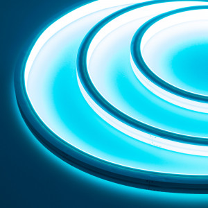 Гибкий неон ARL-MOONLIGHT-1213-TOP 24V RGB 025551, Гибкая герметичная лента (неон серии MOONLIGHT), сечение 13х12 мм. Светодиоды SMD5060 84 шт/м. Цвет свечения RGB, угол излучения 115°. Мощность 12 Вт/м, питание 24 В. Класс пылевлагозащиты IP67. Размеры 5000х13х12 мм. Мин. отрезок 83 мм. Вертикальный изги