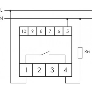 Реле контроля напряжения CP-722 (50-450В 75А 4.5мод. монтаж на DIN-рейке)(аналог УЗМ) F&F EA04.009.009