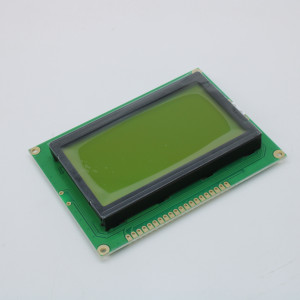 WG12864A-YYK-T#N, ЖКИ графич, 128 x 64, STN Ж-Зел Positive/Transfl, подсв. LED Ж-Зел, контроллер NT7108, 12 o`cl, -20...+70C Build in Negative Voltage