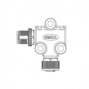 HMC-000505-0FM-ES001, Стандартный цилиндрический соединитель 5PIN FM CONN FM PIN METAL