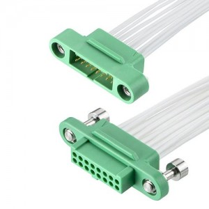 G125-MC12005M1-0150F1, Ribbon Cables / IDC Cables 1.25MM M/F CA 2X10 150MM 26AWG W/SL