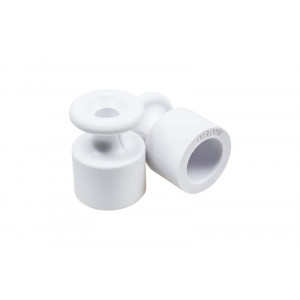 Изолятор ОП пластик бел. (уп.100шт) B1-551-21-100