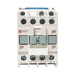 Контактор КМЭп малогабаритный 12А 24В DC 1NC PROxima ctr-s-12-24-1nc-p