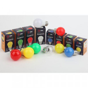 Лампочка светодиодная STD ERAWL45-E27 E27 / Е27 1Вт шар прозрачный для белт-лайт Б0049572