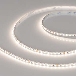 Лента RT-A160-5mm 24V Day4000 (9.6 W/m, IP20, 2835, 5m) 037800, Светодиодная лента RT-A160, открытая IP20. Светодиоды 2835, 160 шт/м (800 шт на 5 м), белая плата 5 мм, скотч 3M. Цвет ДНЕВНОЙ 4000 K , цветопередача CRI>90 , угол 120°. Питание 24 В, мощность 9.6 Вт/м (48 Вт на 5 м). Размеры 5000x5x1.5 мм. Мин.отрезок 50