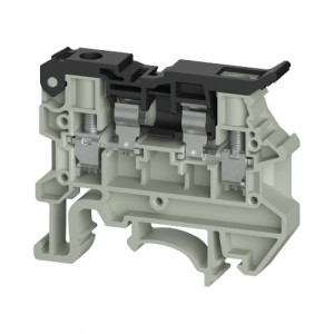 Предохраниетльная клемма WTN 4 FSI 5X20, Предохранительная клемма, тип предохранителя: 5x20, тип фиксации провода: винтовой, номинальное сечение: 4 мм кв., 12A, 800V, ширина: 8 мм, цвет: серый тип монтажа: DIN35