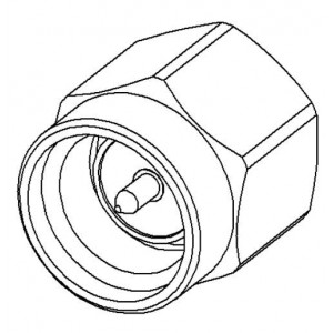 R404N01000, РЧ-клеммы TERM SMA M 18 GHZ 2W