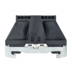 Концевой стопор 9708/2 S 35, Концевой стопор, тип зажима: винт, материал: металл / пластик, ширина: 8 мм, цвет: черный, тип монтажа: DIN35