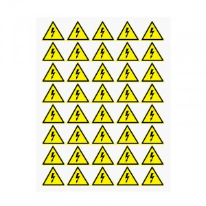 Наклейка знак электробезопасности 