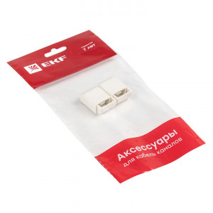 Заглушка (15х10) (4 шт) белая EKF-Plast