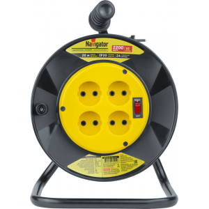 Удлинитель на катушке 4х20м без заземл. 93 902 NPE-R-04-20-X-2х1 93902