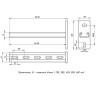 Консоль STRUT 41х21 L250 1.5мм сталь stk412125-1.5