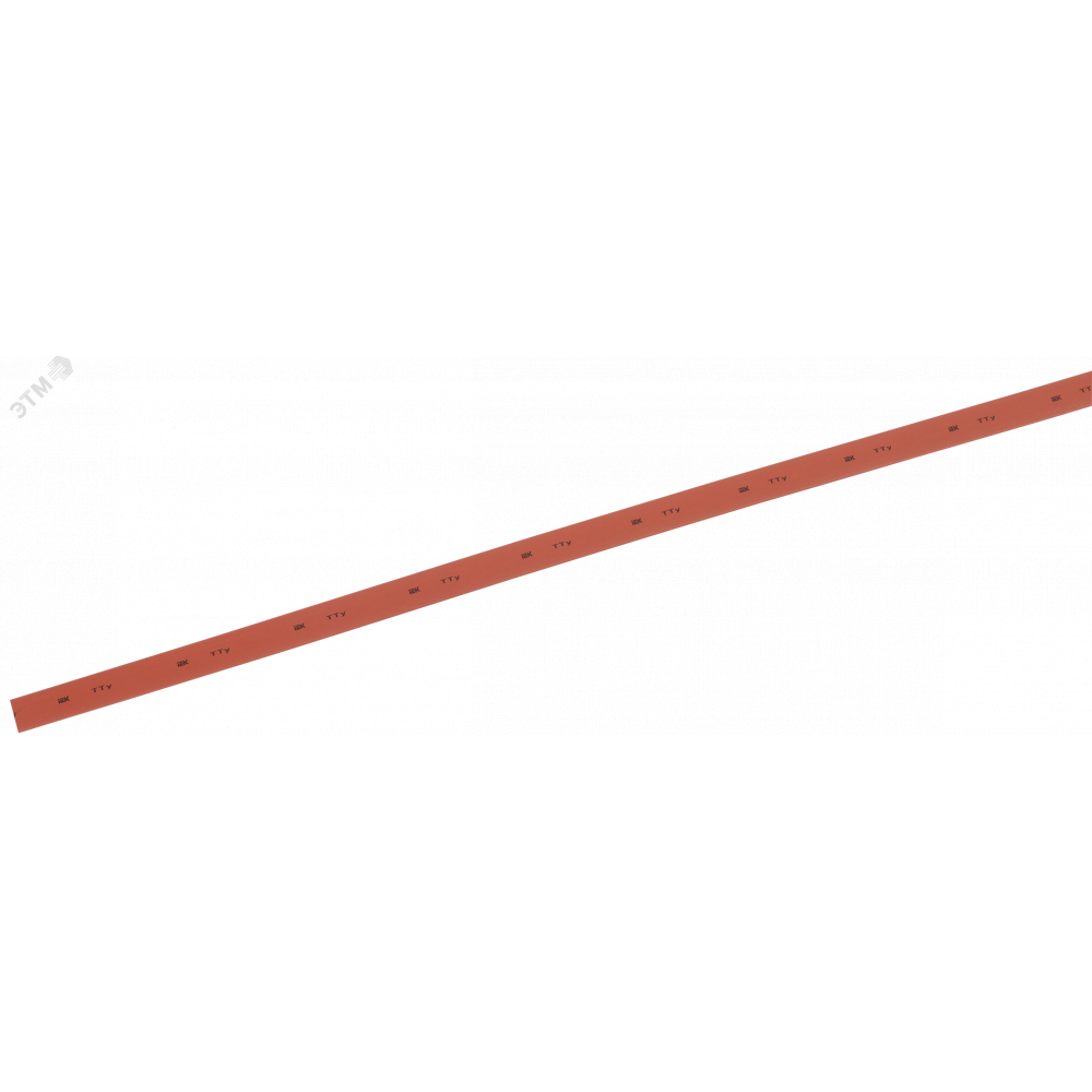 Изображение товара Трубка термоусадочная ТТУ нг-LS 12/6 красн. 1м UDRS-D12-1-K04