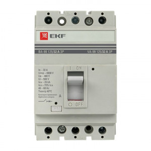 Выключатель автоматический ВА-99 125/ 32А 3P 25кА EKF PROxima mccb99-125-32