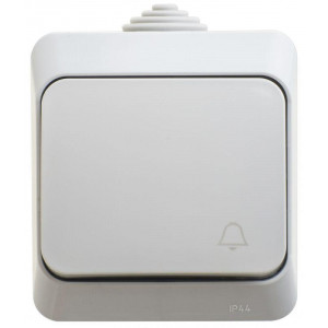 Выключатель 1-кл. ОП Этюд 10А IP44 10AX сер. SE BA10-041C