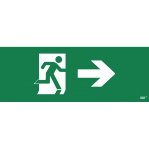 Этикетка самокл. 350х130мм "Фигура/стрелка вправо" LPC10-1-35-13-FNAPR