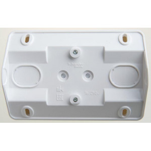 Розетка угловая 2-м ОП Этюд 16А IP20 без заземл. без защ. шторок бел. SE PA16-105B