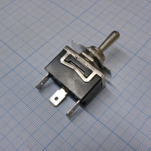 KN3(C)-123AP-B3, тумблер (ON)-OFF-(ON) 1 группа контактов - клеммы