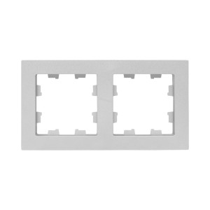 2 - местная рамка, алюминий, пластик Эпика EKF UP1-FPA-02