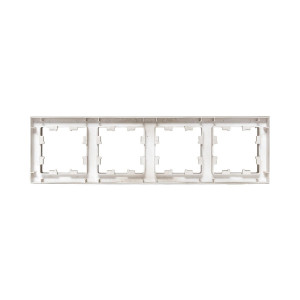 4 - местная рамка, шампань, пластик Эпика EKF UP1-FPC-04