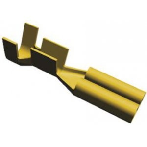 160533-1, Контакт бытрого отключяения 17-20AWG розетка 14мм 3.7мм луженое покрытие автомобильного применения лента на катушке