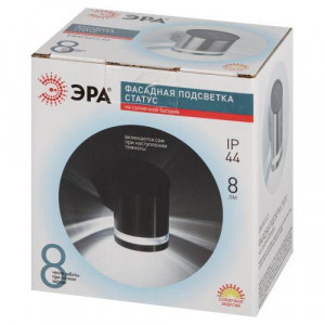 Светильник светодиодный ERAFS012-03 "Статус" 3LED уличный настенный на солнечн. батарее Б0057594