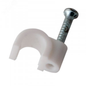 Скоба крепежная круглая d4мм (уп.50шт) 07-4004