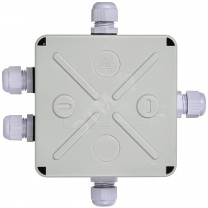 Коробка расп. КМ41330 о/п 100х100х50мм PG9 IP55 7035 UKO10-100-100-050-K51-55