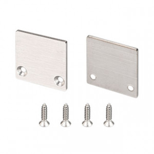 Заглушка HR-FACADE глухая 035062, Заглушка для профиля HR-FACADE. Материал - сталь. В комплекте 2 штуки, цена за комплект.  Минимальный заказ 10 комплектов.