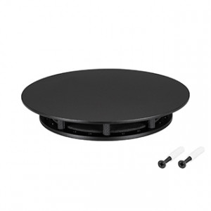 Крепление MOONLIGHT-BASE-ROUND-D18-M Black 045693, Крепление герметичной ленты MOONLIGHT D18. Материал сталь, цвет чёрный. Размер крышки M (150х150 мм). Подходит для плоских поверхностей. Габариты держателя в сборке 150x150x26.5 мм. Диаметр основания 120 мм. Изделие укомплектовано: основанием (крепится к