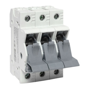 Предохранитель-разъединитель DF 10х38 3Р (тип ПВЦ) EKF df103-e