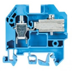 Клемма для шины нейтрали WKN 10ETK/U, Клемма для подключения шины нейтрали, тип фиксации провода: винтовой, номинальное сечение: 10 мм кв., 41A, 400V, ширина: 10 мм, цвет: серый, тип монтажа: DIN35