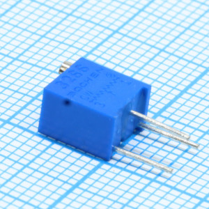 3266W-1-502, Потенциометр многооборотный 5кОм 0.25Вт PC PIN