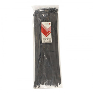 Хомут P6.6 стандартный (ч), 12.4x650 (100шт) FlexLock PROxima plc-fl-ctsb-12.4x650