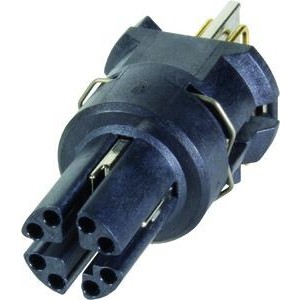 21033814806, Цилиндрические метрические разъемы M12 X-code 8p female w/o hSN angle/Cat6A