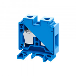 Клемма проходная 16 кв.мм винтовая OptiClip CTS-16-I-BU-76A-(0,2-16)-синий 289780